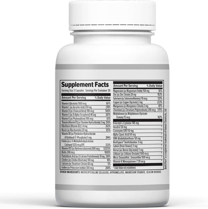 10X Health Optimize Methylated Multivitamin for Men and Women - 90 Capsules