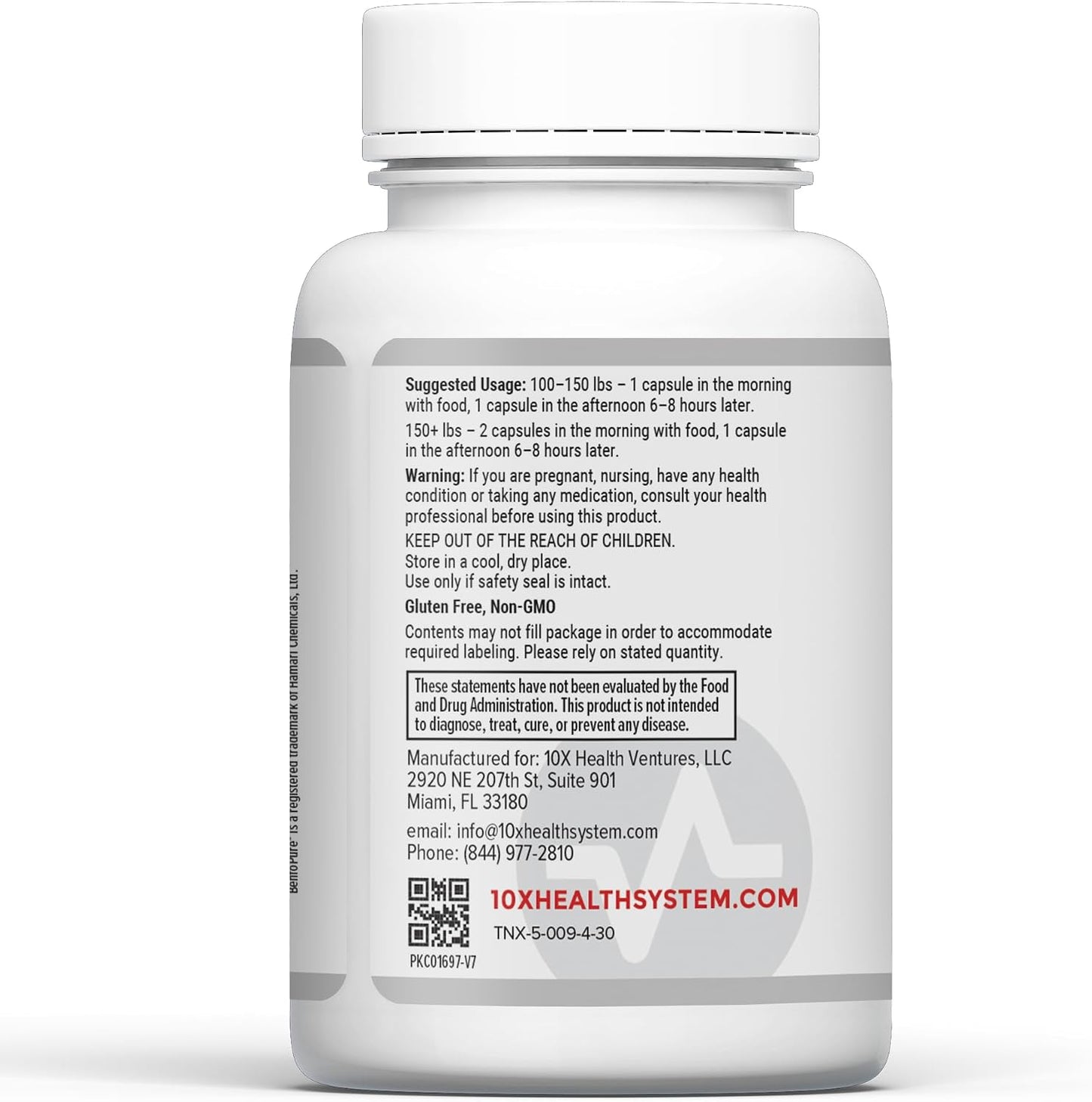 10X Health Optimize Methylated Multivitamin for Men and Women - 90 Capsules